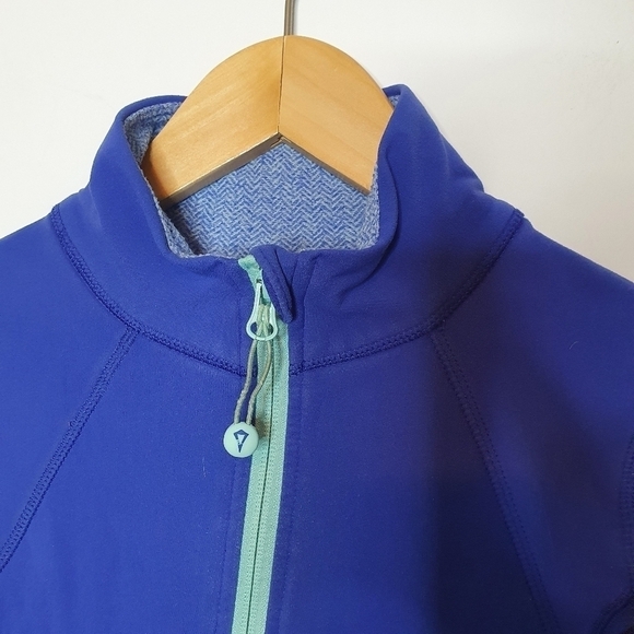 Ivivva Pigment Blue Graceful Practice Jacket Size 12 - Picture 4 of 9